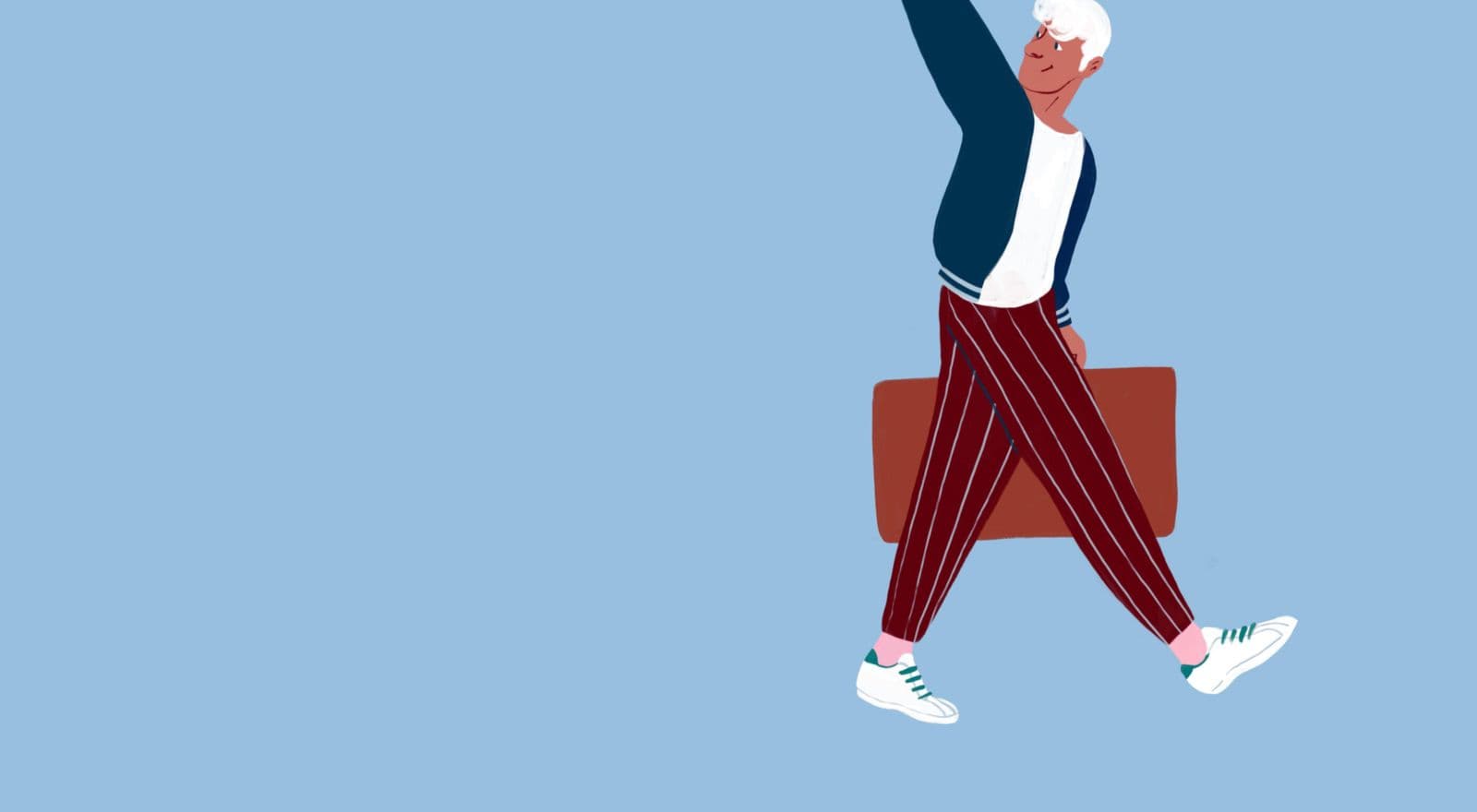 Homme en train de marcher